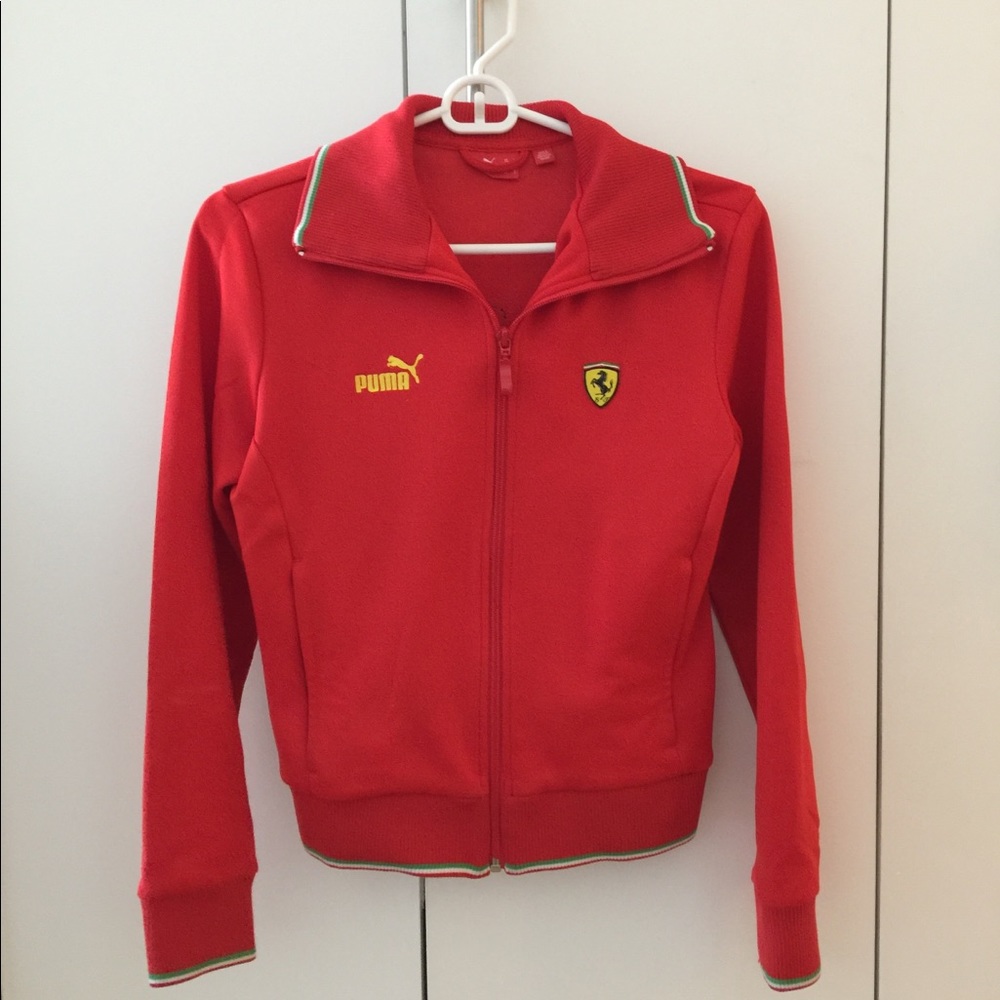 Puma red track jacket